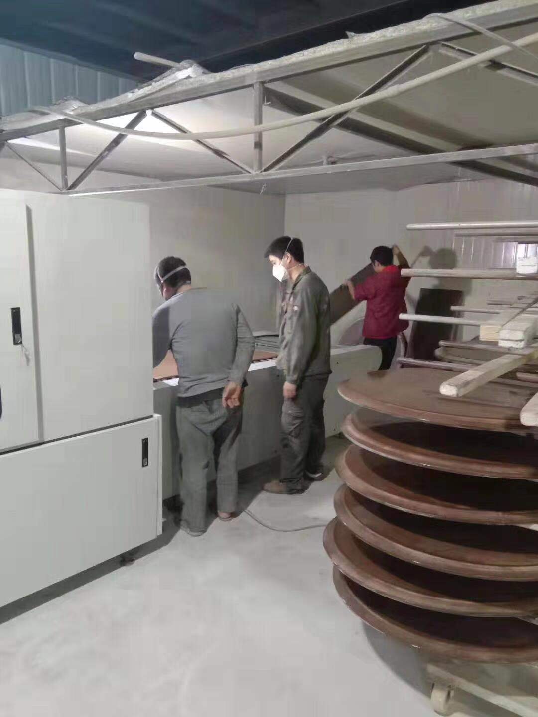 成都烤漆房案列現(xiàn)場